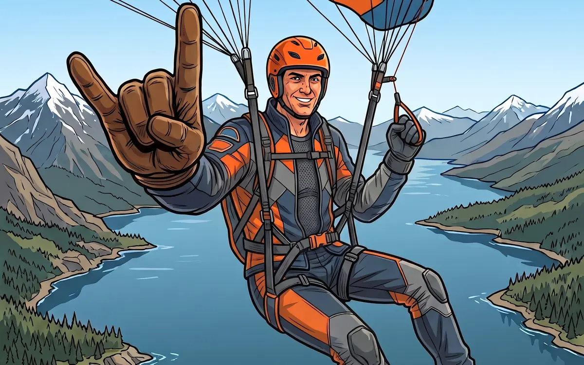 Dirt Hero Paraglide key art